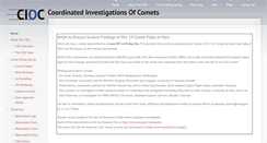 Desktop Screenshot of cometcampaign.org